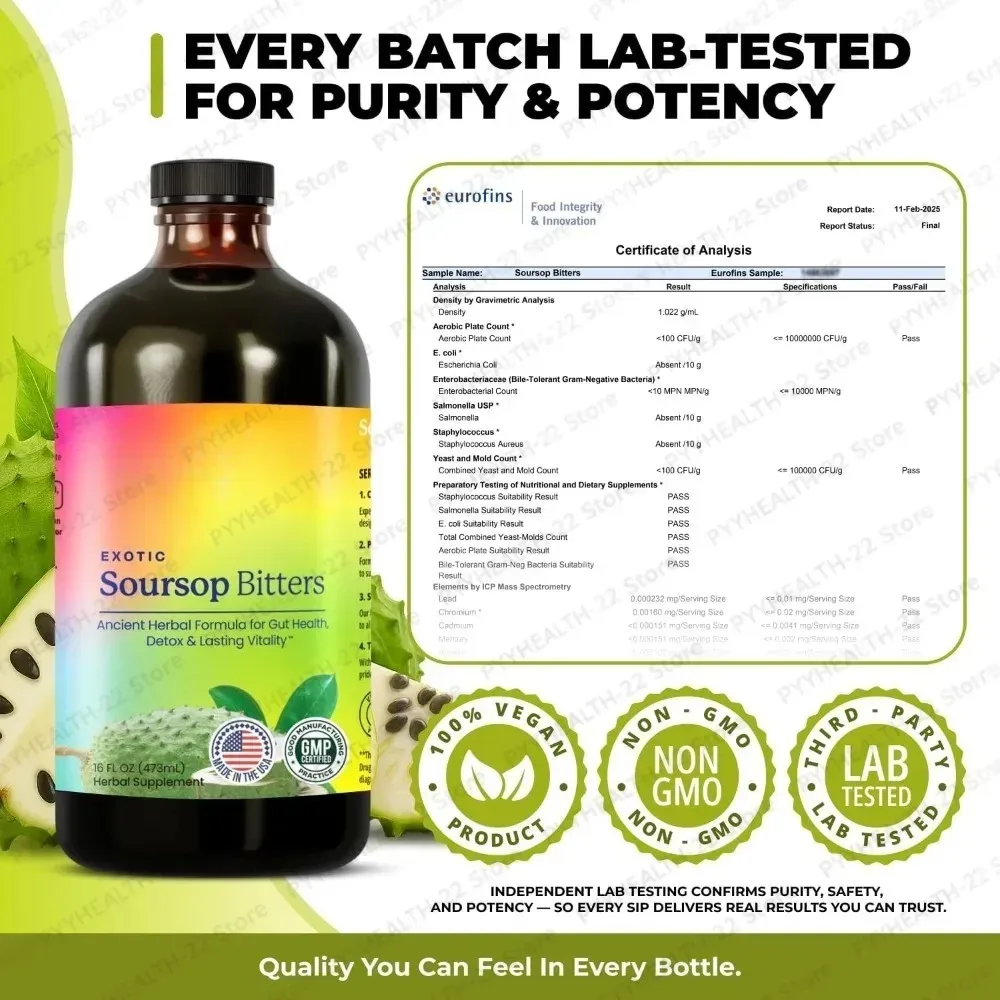 Soursop Bitters Liquid for Dig - Bitters Bottle Set recension och pris